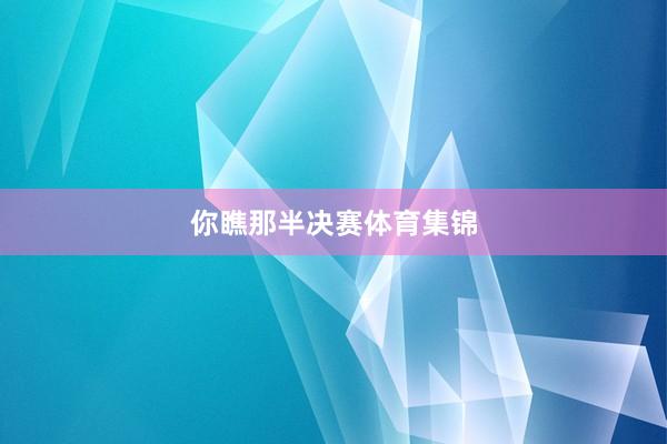 你瞧那半决赛体育集锦