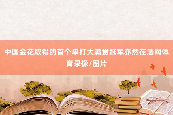 中国金花取得的首个单打大满贯冠军亦然在法网体育录像/图片
