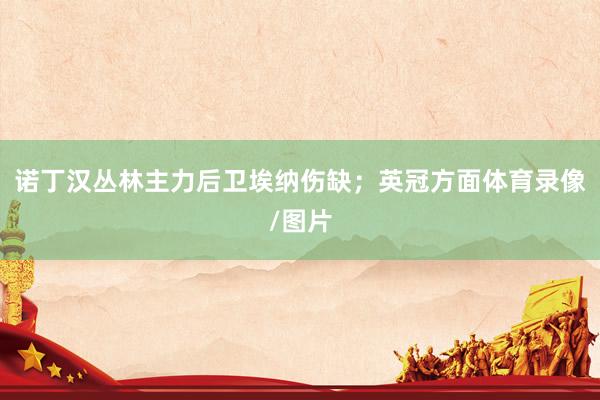 诺丁汉丛林主力后卫埃纳伤缺;英冠方面体育录像/图片