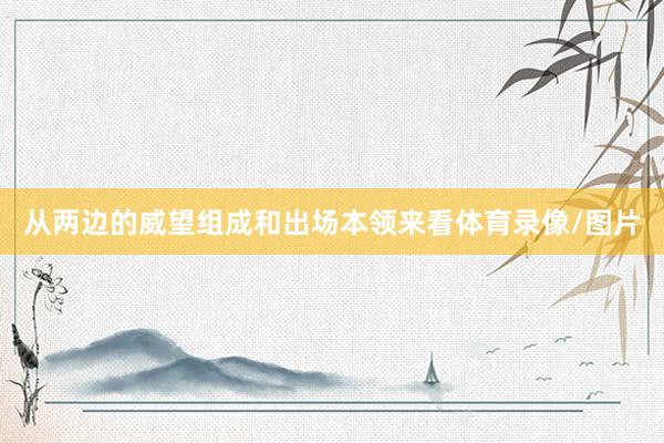 从两边的威望组成和出场本领来看体育录像/图片