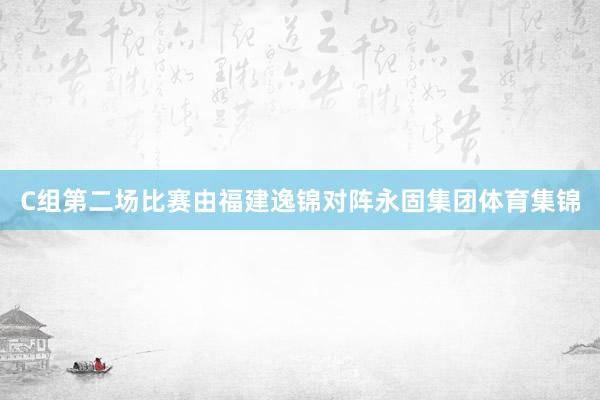 C组第二场比赛由福建逸锦对阵永固集团体育集锦