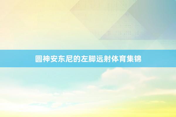 圆神安东尼的左脚远射体育集锦