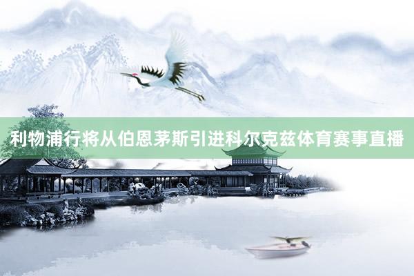 利物浦行将从伯恩茅斯引进科尔克兹体育赛事直播