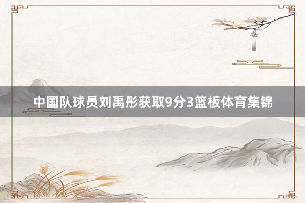 中国队球员刘禹彤获取9分3篮板体育集锦