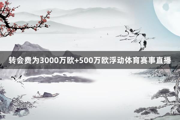 转会费为3000万欧+500万欧浮动体育赛事直播