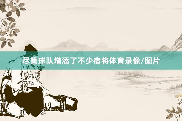 尽管球队增添了不少宿将体育录像/图片