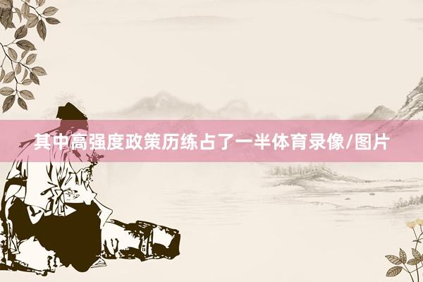 其中高强度政策历练占了一半体育录像/图片