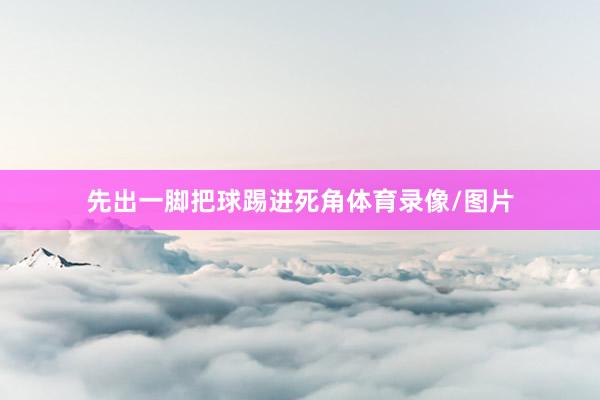 先出一脚把球踢进死角体育录像/图片