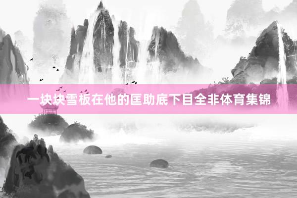 一块块雪板在他的匡助底下目全非体育集锦