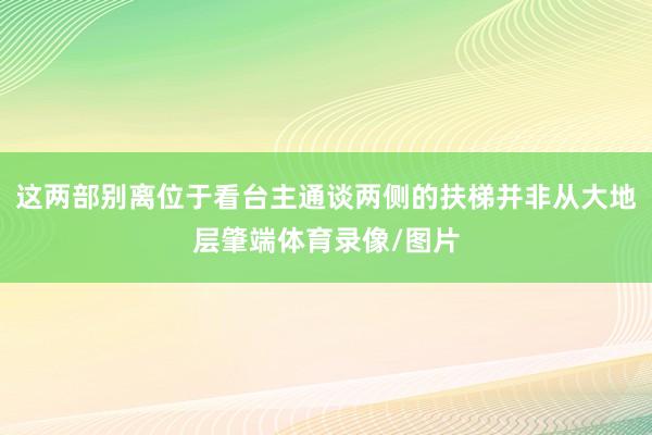 这两部别离位于看台主通谈两侧的扶梯并非从大地层肇端体育录像/图片